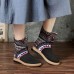 Women Folkways Stitching Pattern Casual Mid-calf Boots Women Folkways Stitching Pattern Casual Mid-calf Boots