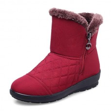 Keep Warm Winter Casual Fur Lining Down Ankle Snow Boots