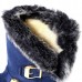 Women Winter Buckle Fur Lining Flat Mid Calf Snow Boots Women Winter Buckle Fur Lining Flat Mid Calf Snow Boots