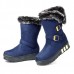 Women Winter Buckle Fur Lining Flat Mid Calf Snow Boots Women Winter Buckle Fur Lining Flat Mid Calf Snow Boots
