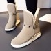 Women Winter Ankle Boots Keep Warm Buckle Shoes Women Winter Ankle Boots Keep Warm Buckle Shoes