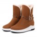 Women Winter Ankle Boots Keep Warm Buckle Shoes Women Winter Ankle Boots Keep Warm Buckle Shoes