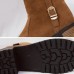 Women Casual Metal Buckle Zipper Ankle Short Boots Women Casual Metal Buckle Zipper Ankle Short Boots