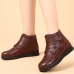 Genuine Leather  Warm Fur Plush Women Winter Snow Boots Genuine Leather  Warm Fur Plush Women Winter Snow Boots