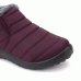 LOSTISY BJ Shoes Warm Wool Lining Flat Ankle Snow Boots For Women LOSTISY BJ Shoes Warm Wool Lining Flat Ankle Snow Boots For Women