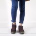 LOSTISY BJ Shoes Warm Wool Lining Flat Ankle Snow Boots For Women LOSTISY BJ Shoes Warm Wool Lining Flat Ankle Snow Boots For Women