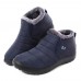 LOSTISY BJ Shoes Warm Wool Lining Flat Ankle Snow Boots For Women LOSTISY BJ Shoes Warm Wool Lining Flat Ankle Snow Boots For Women