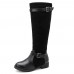 Large Size Casual Buckle Zipper Over The Knee Boots