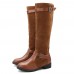 Large Size Casual Buckle Zipper Over The Knee Boots