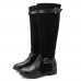 Large Size Casual Buckle Zipper Over The Knee Boots