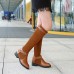 Large Size Casual Buckle Zipper Over The Knee Boots Large Size Casual Buckle Zipper Over The Knee Boots