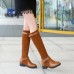 Large Size Casual Buckle Zipper Over The Knee Boots Large Size Casual Buckle Zipper Over The Knee Boots