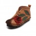 SOCOFY Genuine leather Soft Sole Flower Ankle Short Boots SOCOFY Genuine leather Soft Sole Flower Ankle Short Boots