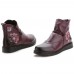 Genuine Leather Flowers Pattern Casual Soft Ankle Boots Genuine Leather Flowers Pattern Casual Soft Ankle Boots