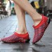 Men Comfy Breathable Slip On Knitted Sneakers Sports Shoes Men Comfy Breathable Slip On Knitted Sneakers Sports Shoes