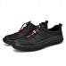 Men Breathable Adjustable Elastic Lace Up Casual Sneakers Men Breathable Adjustable Elastic Lace Up Casual Sneakers
