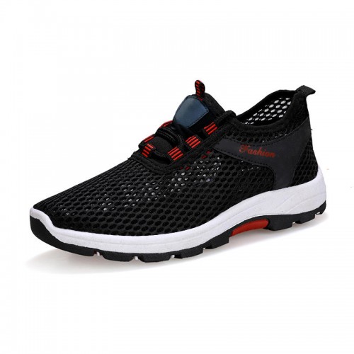 Men Leisure Sports Mesh Breathable Lace up Sneakers Men Leisure Sports Mesh Breathable Lace up Sneakers
