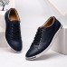 Flat Oxfords Shoes Lace Up Pure Color Round Toe For Men US Size 6.5-12 Flat Oxfords Shoes Lace Up Pure Color Round Toe For Men US Size 6.5-12