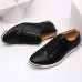 Flat Oxfords Shoes Lace Up Pure Color Round Toe For Men US Size 6.5-12 Flat Oxfords Shoes Lace Up Pure Color Round Toe For Men US Size 6.5-12
