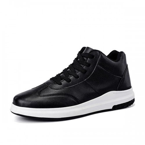 Men Comfortable Genuine Leather High Top Sneakers Men Comfortable Genuine Leather High Top Sneakers