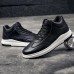 Men Comfortable Genuine Leather High Top Sneakers Men Comfortable Genuine Leather High Top Sneakers