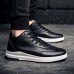 Men Comfortable Genuine Leather High Top Sneakers Men Comfortable Genuine Leather High Top Sneakers