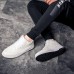 Men Comfortable Genuine Leather High Top Sneakers Men Comfortable Genuine Leather High Top Sneakers