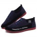 Men Breathable Canvas Cloth Lace Up Low Top Sneakers Men Breathable Canvas Cloth Lace Up Low Top Sneakers