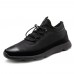 Men Adjustable Elastic Band Comfy Leather Sneakers Casual Men Shoes Men Adjustable Elastic Band Comfy Leather Sneakers Casual Men Shoes
