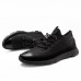 Men Adjustable Elastic Band Comfy Leather Sneakers Casual Men Shoes Men Adjustable Elastic Band Comfy Leather Sneakers Casual Men Shoes