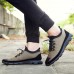 Men Adjustable Elastic Band Comfy Leather Sneakers Casual Men Shoes Men Adjustable Elastic Band Comfy Leather Sneakers Casual Men Shoes