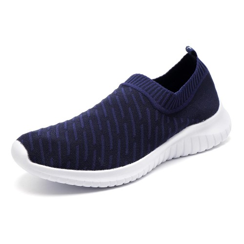 Men Casual Sports Shoes Breathable Knitted Slip On Sneakers Men Casual Sports Shoes Breathable Knitted Slip On Sneakers