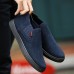 Men Low Top Soft Sole Elastic Band Slip On Sneakers Men Low Top Soft Sole Elastic Band Slip On Sneakers