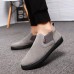 Men Low Top Soft Sole Elastic Band Slip On Sneakers Men Low Top Soft Sole Elastic Band Slip On Sneakers