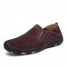 Men Soft Leather Comfortable Casual Hiking Shoes Wear and Slip Resistant Men Soft Leather Comfortable Casual Hiking Shoes Wear and Slip Resistant