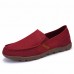 Big Size Men Canvas Elastic Comfortable Slip On Casual Sneakers Big Size Men Canvas Elastic Comfortable Slip On Casual Sneakers