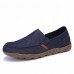 Big Size Men Canvas Elastic Comfortable Slip On Casual Sneakers Big Size Men Canvas Elastic Comfortable Slip On Casual Sneakers