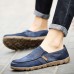 Big Size Men Canvas Elastic Comfortable Slip On Casual Sneakers Big Size Men Canvas Elastic Comfortable Slip On Casual Sneakers