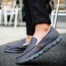 Big Size Men Canvas Elastic Comfortable Slip On Casual Sneakers Big Size Men Canvas Elastic Comfortable Slip On Casual Sneakers