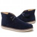Men Soft Suede Leather High Top Flat Sneakers Boots Men Soft Suede Leather High Top Flat Sneakers Boots