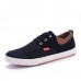 Men's Canvas Sneakers Breathable Soft Sole Lace up Casual Shoes Men's Canvas Sneakers Breathable Soft Sole Lace up Casual Shoes