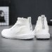 Men Breathable Mesh High Top Sneakers Casual Sports Shoes Men Breathable Mesh High Top Sneakers Casual Sports Shoes