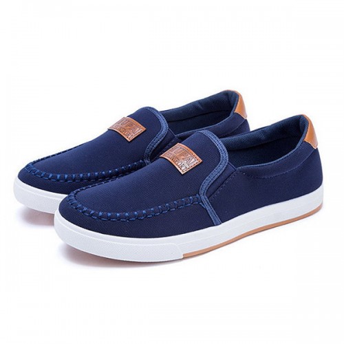 New Men Canvas Shoes Breathable Slip-on Fashion Recreational Sneaker Casual Shoes New Men Canvas Shoes Breathable Slip-on Fashion Recreational Sneaker Casual Shoes