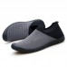 Men Breathable Knitted Mesh Casual Sneakers Soft Slip On Flats Men Breathable Knitted Mesh Casual Sneakers Soft Slip On Flats