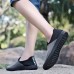 Men Breathable Knitted Mesh Casual Sneakers Soft Slip On Flats Men Breathable Knitted Mesh Casual Sneakers Soft Slip On Flats