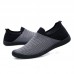 Men Breathable Knitted Mesh Casual Sneakers Soft Slip On Flats Men Breathable Knitted Mesh Casual Sneakers Soft Slip On Flats