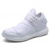 Men Lightweight Breathable Knitted Fabric Lace Up Sneakers Men Lightweight Breathable Knitted Fabric Lace Up Sneakers