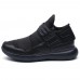 Men Lightweight Breathable Knitted Fabric Lace Up Sneakers Men Lightweight Breathable Knitted Fabric Lace Up Sneakers