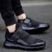 Men Lightweight Breathable Knitted Fabric Lace Up Sneakers Men Lightweight Breathable Knitted Fabric Lace Up Sneakers