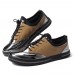Men Casual Sneakers Microfiber Leather Lace Up Sneakers Men Casual Sneakers Microfiber Leather Lace Up Sneakers